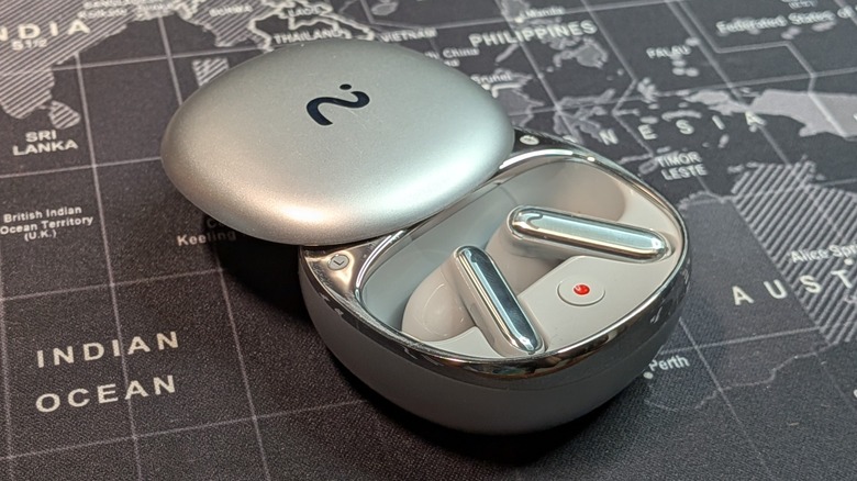 Viaim RecDot earbuds in open case