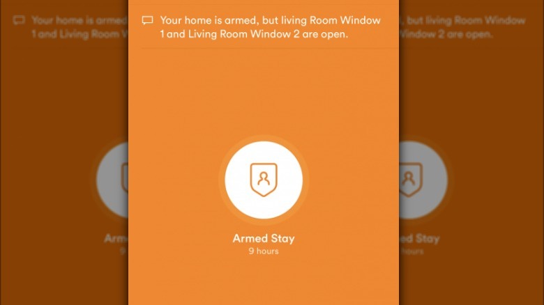 Screenshot of Vivint mobile app