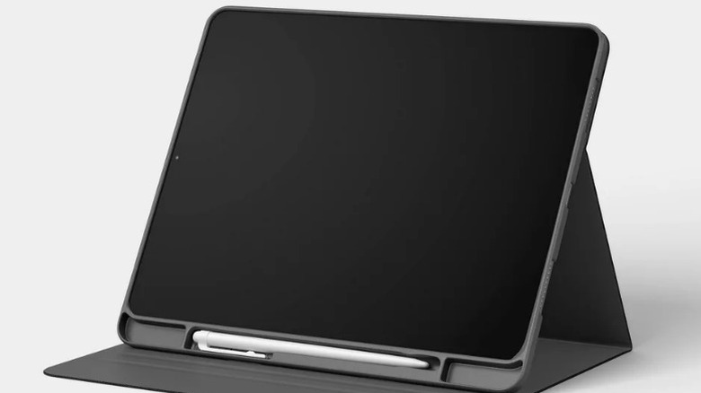 Heyday tablet display with tablet on white background