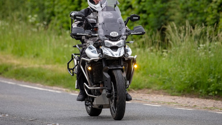 a Triumph Tiger 900 GT