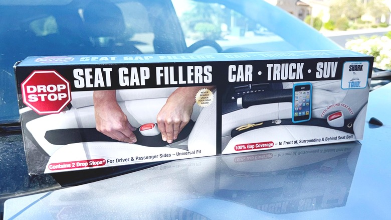 Drop Stop packaging on car