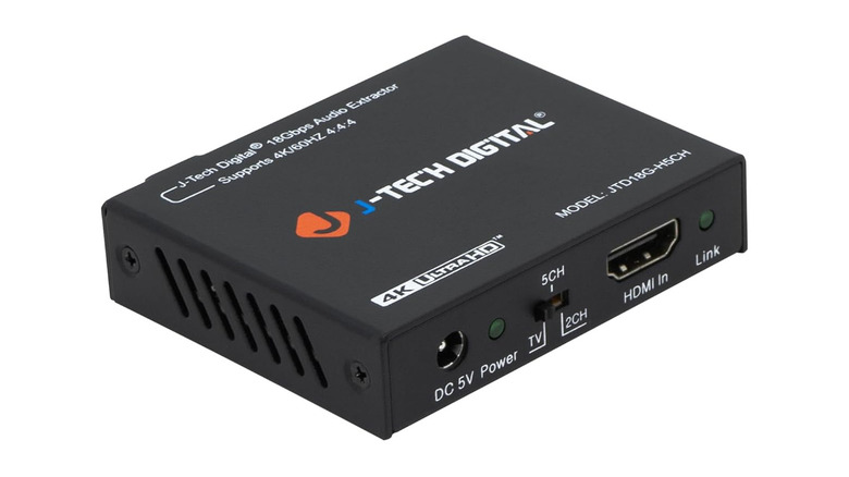 Product image of the J-Tech Digital HDMI audio extractor