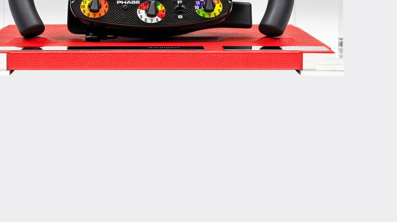 Ferrari F1-75 Formula One steering wheel