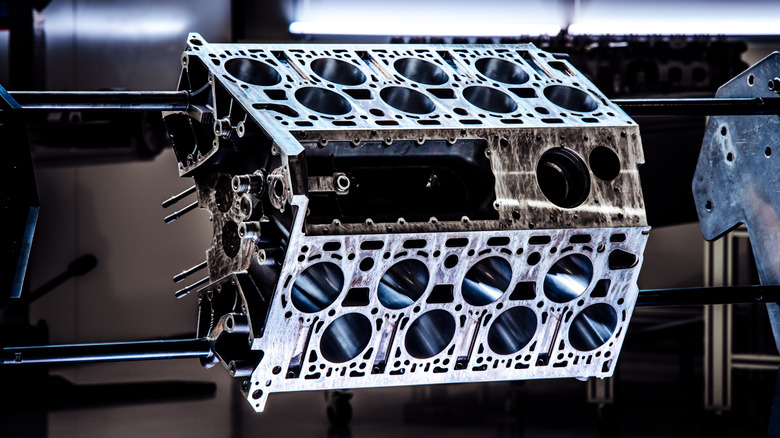 Bugatti V16 engine block