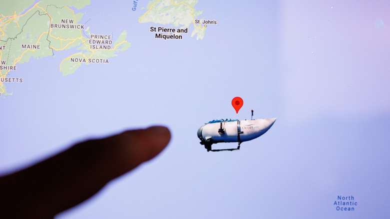 Missing OceanGate Titan's exact disappearance location on the map