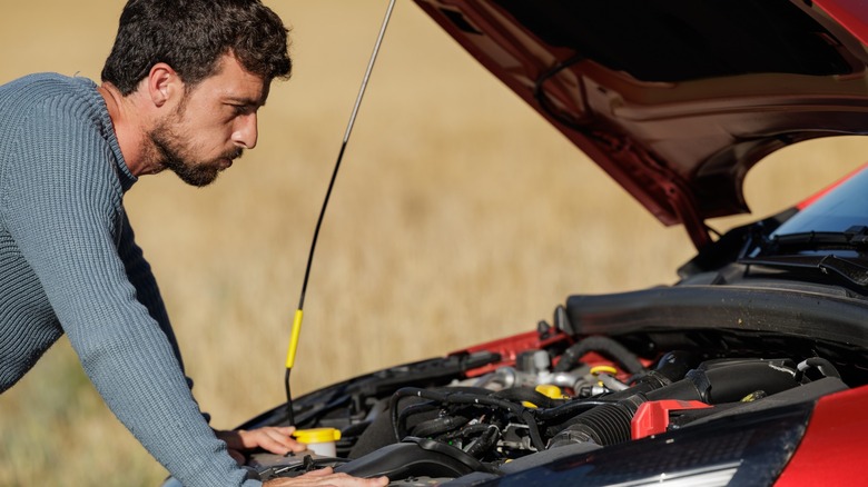 Stressed out by car not starting.