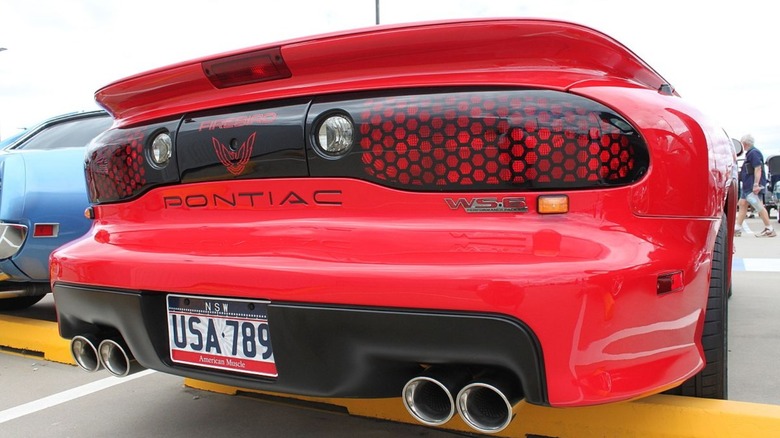 Rear of Pontiac Trans Am WS6