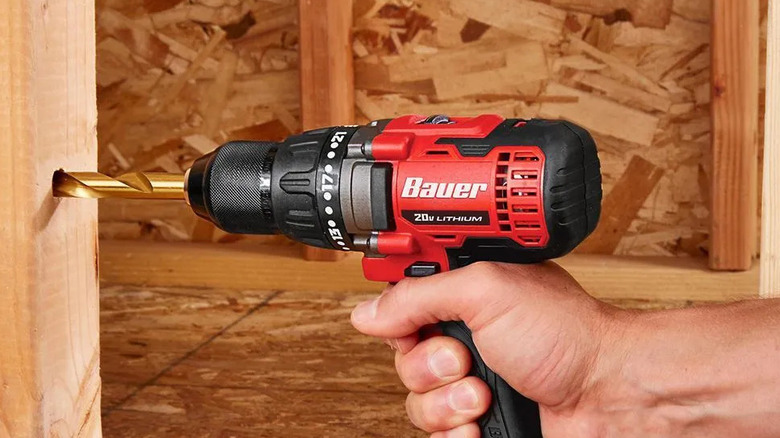 Closeup of the Bauer 1/2 inch drill/driver