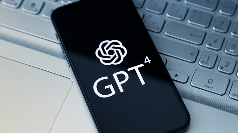 ChatGPT on a phone