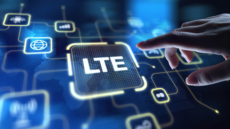 LTE concept graphic