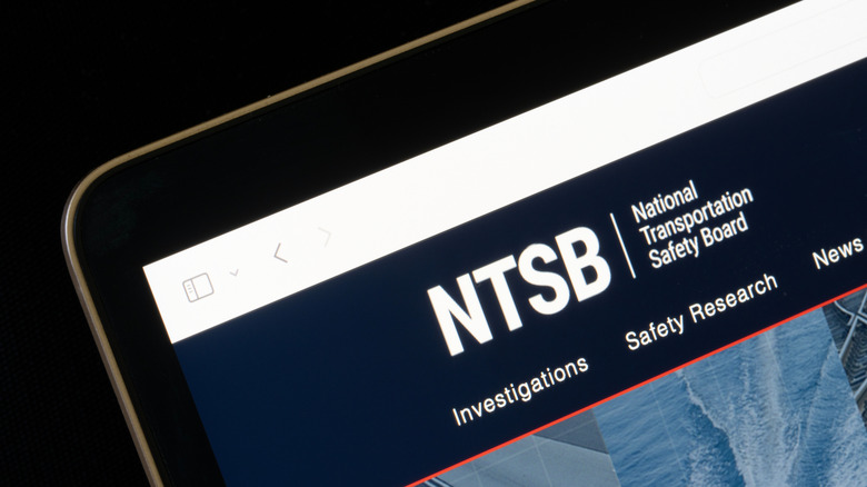 Hompeage of the National Transportation Safety Board