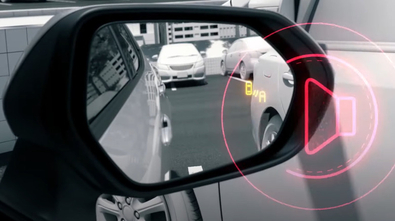 Toyota using RTCA system with BSM system