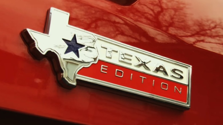 Ford Texas Edition badge