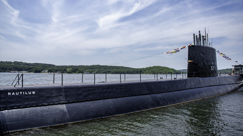 The USS Nautilus nuclear-powered submarine