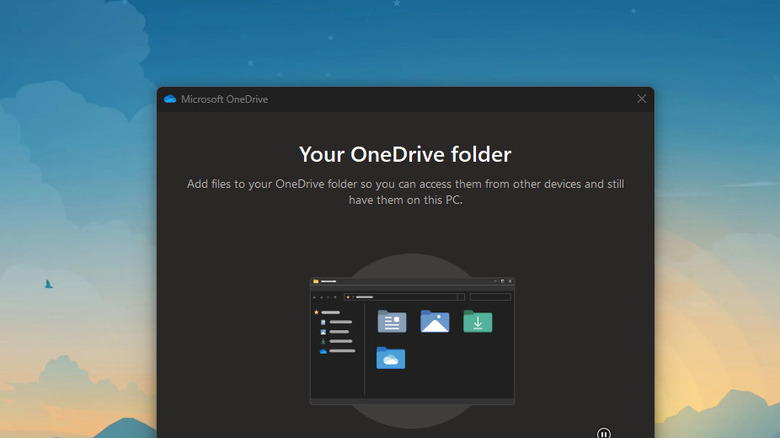 Setting up OneDrive on Windows