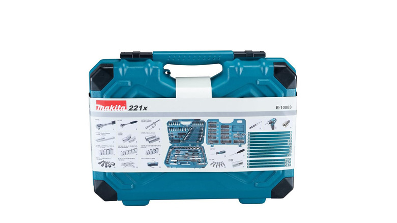 Boxed Makita 221 piece maintenance set