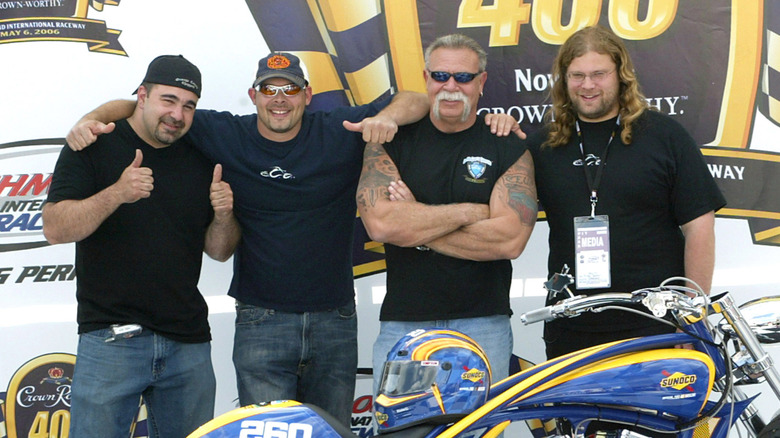 Paul Teutul Sr and Jr alongside Mikey Teutul