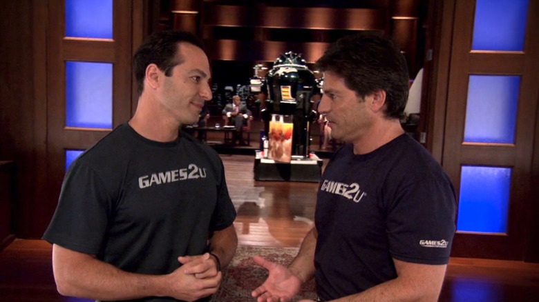 Games2U founders thinking about what to do on Shark Tank