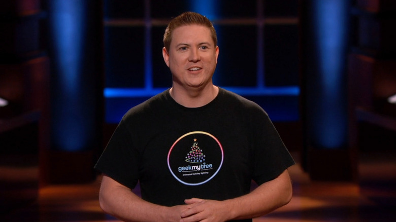 Brad smiling on Shark Tank