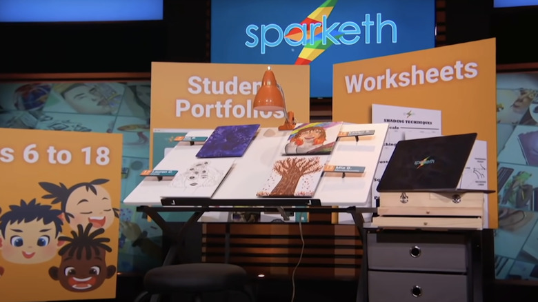 Sparketh outputs and art materials as featured on the show