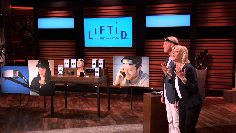 LiftiD founders pitching their product on Shark Tank