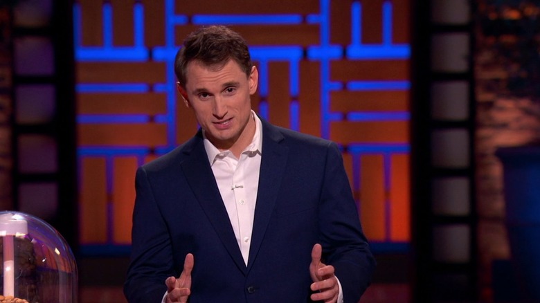 Terrashroom founder talking business on Shark Tank