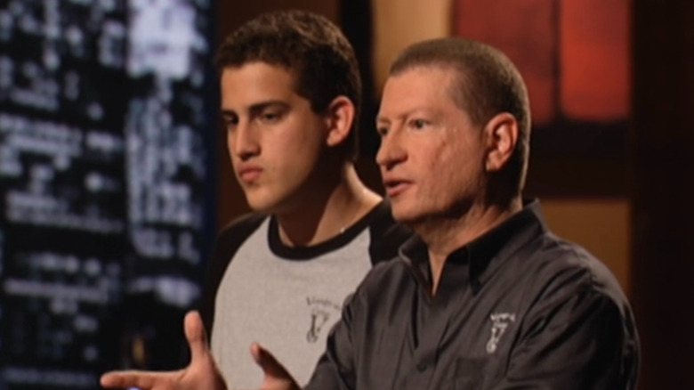 Jeff talking next to Josh on Shark Tank