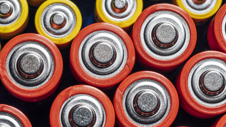 Disposable battery contacts