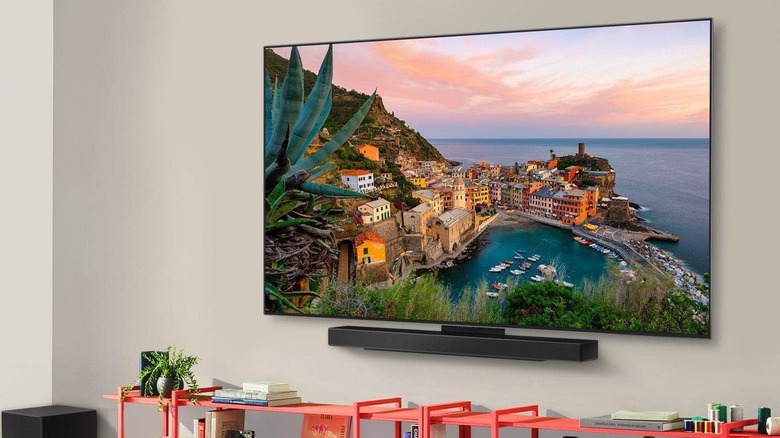 LG TV in living room