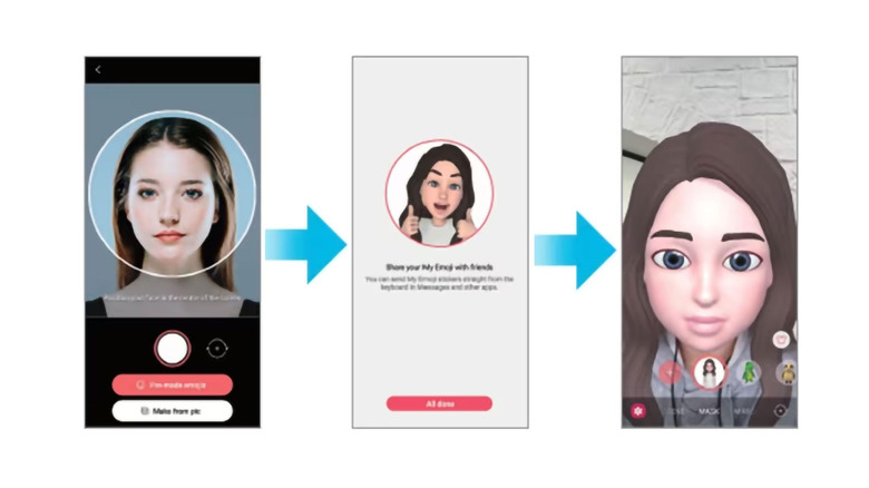 creating an avatar in the AR Zone app
