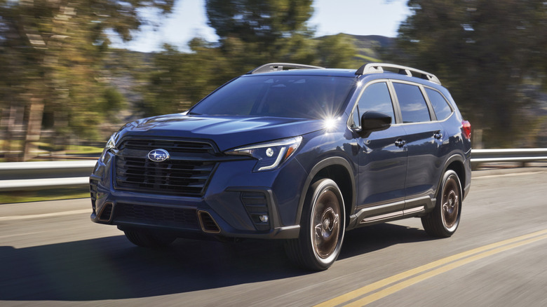 2025 Subaru Ascent on the road