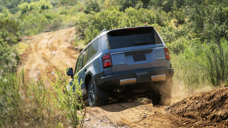 2025 Toyota Land Cruiser going downhill