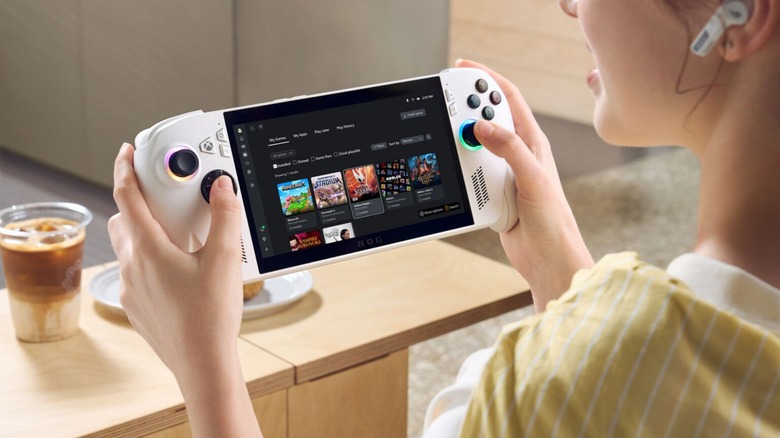 Person using the new Xbox Ally X console