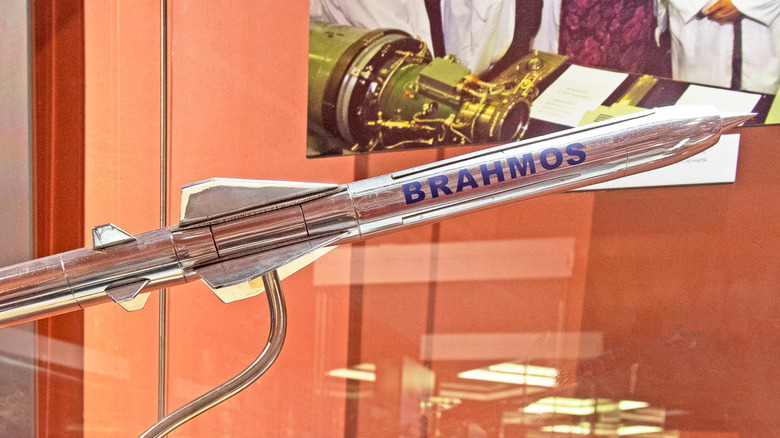A model of a BrahMos missile