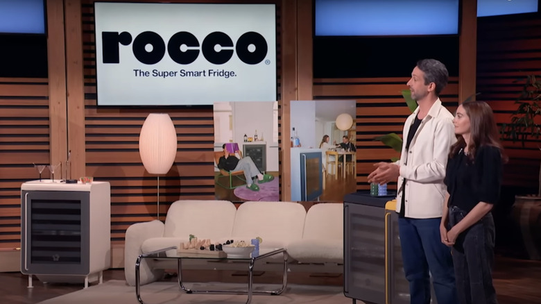 Team Rocco presents their mini fridge on 