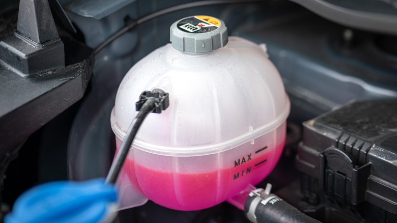 pink coolant