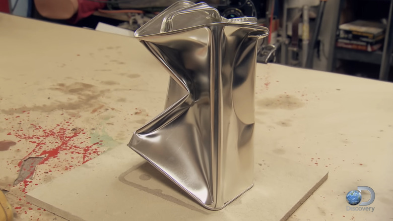 Can implosion on Mythbusters