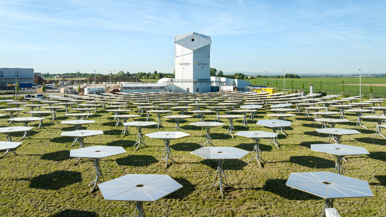 Synhelion's industrial-scale solar fuel plant DAWN.