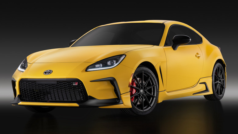 The 2026 Toyota GR86 Yuzu Special Edition finished in yellow