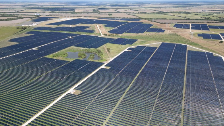 Aerial view of SB Energy's Orion Solar Belt project