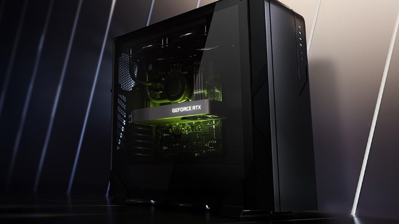 Nvidia 3060 on display in PC