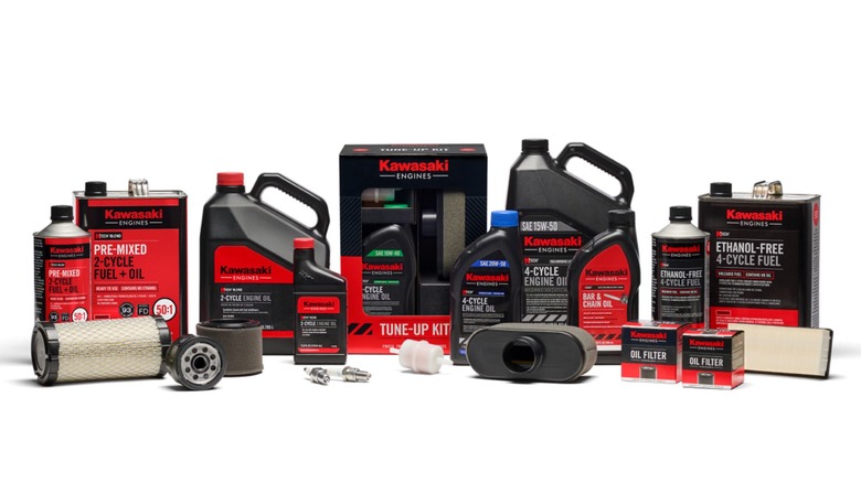 Kawasaki engine oils and oil filter kit