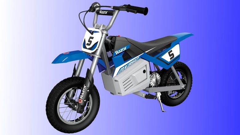blue razor MX350 Motorcycle graphic