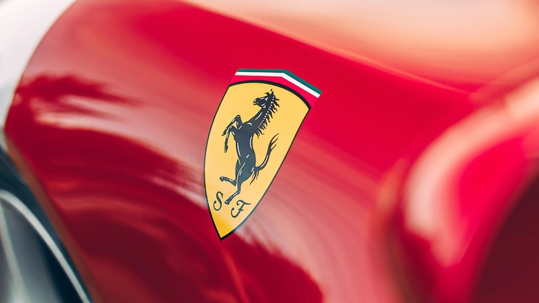 Ferrari prancing horse logo