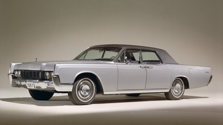 Side shot of a 1967 Lincoln Continental