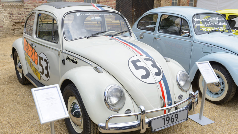 Herbie the Love Bug on display