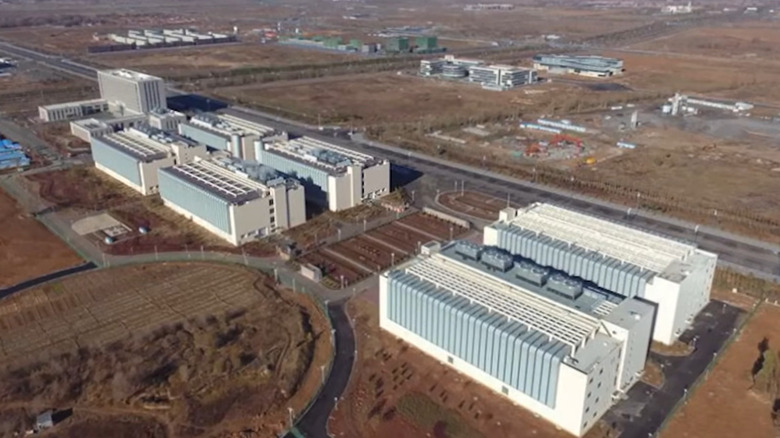 Aerial view of China Telecom Inner Mongolia Information Park, Hohhot