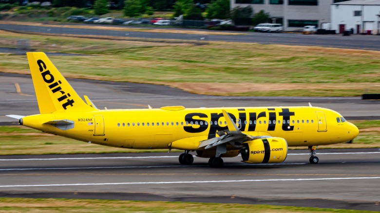 Airbus Spirit Airlines plane