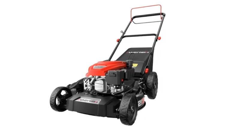 The Amerisun 22-inch self-propelled lawn mower