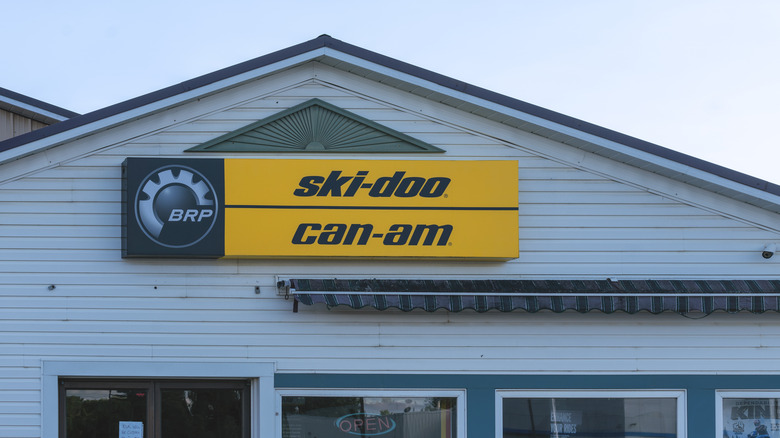 Ski-Doo Can-Am dealership sign